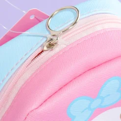My Melody & Flat Face Double-Sided Pouch