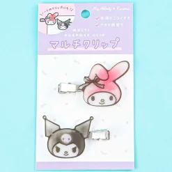 My Melody & Kuromi Multi Purpose Clip Set
