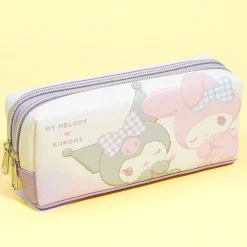 My Melody & Kuromi Babies Twin-Zipper Pen Case
