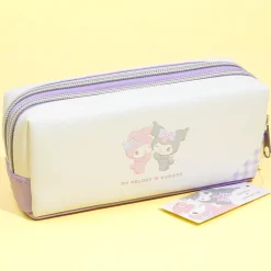 My Melody & Kuromi Babies Twin-Zipper Pen Case