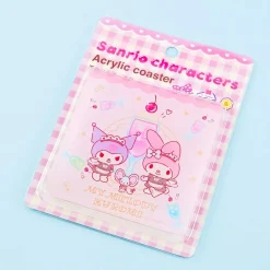 My Melody & Kuromi Cafe Acrylic Coaster