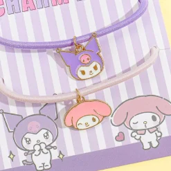 My Melody & Kuromi Charm Band Hair Tie Set