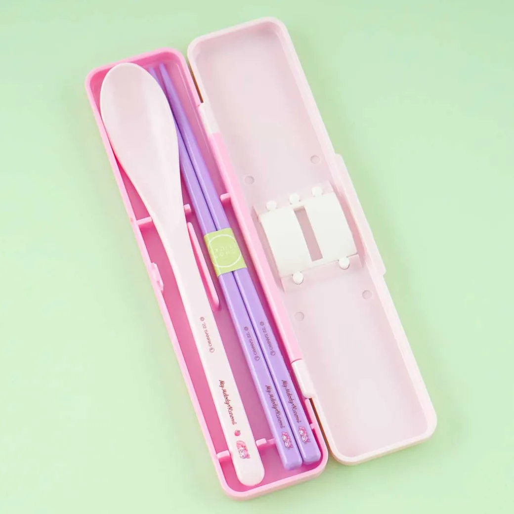 My Melody & Kuromi Chopsticks & Spoon Set
