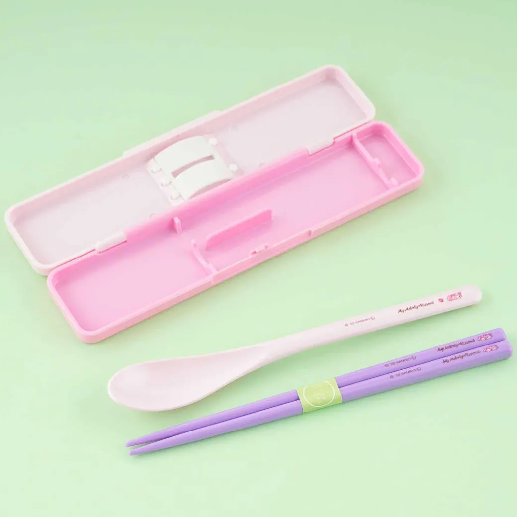My Melody & Kuromi Chopsticks & Spoon Set
