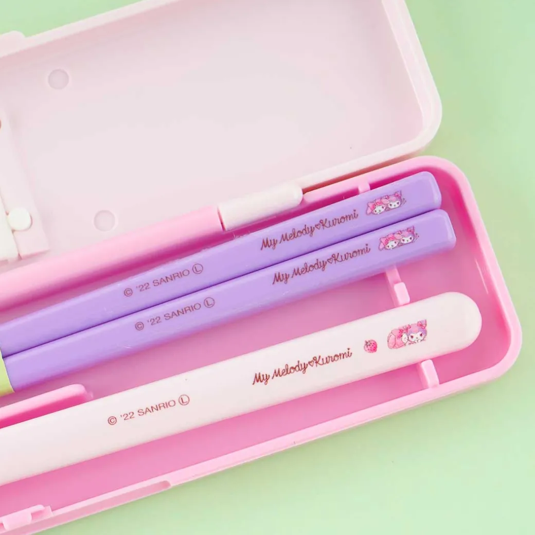 My Melody & Kuromi Chopsticks & Spoon Set