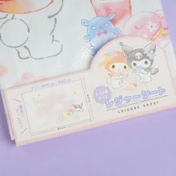 My Melody & Kuromi Flowery Clouds Leisure Sheet