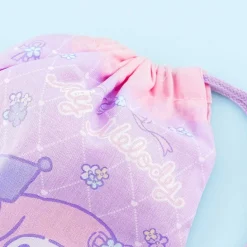 My Melody & Kuromi Flowery Drawstring Pouch