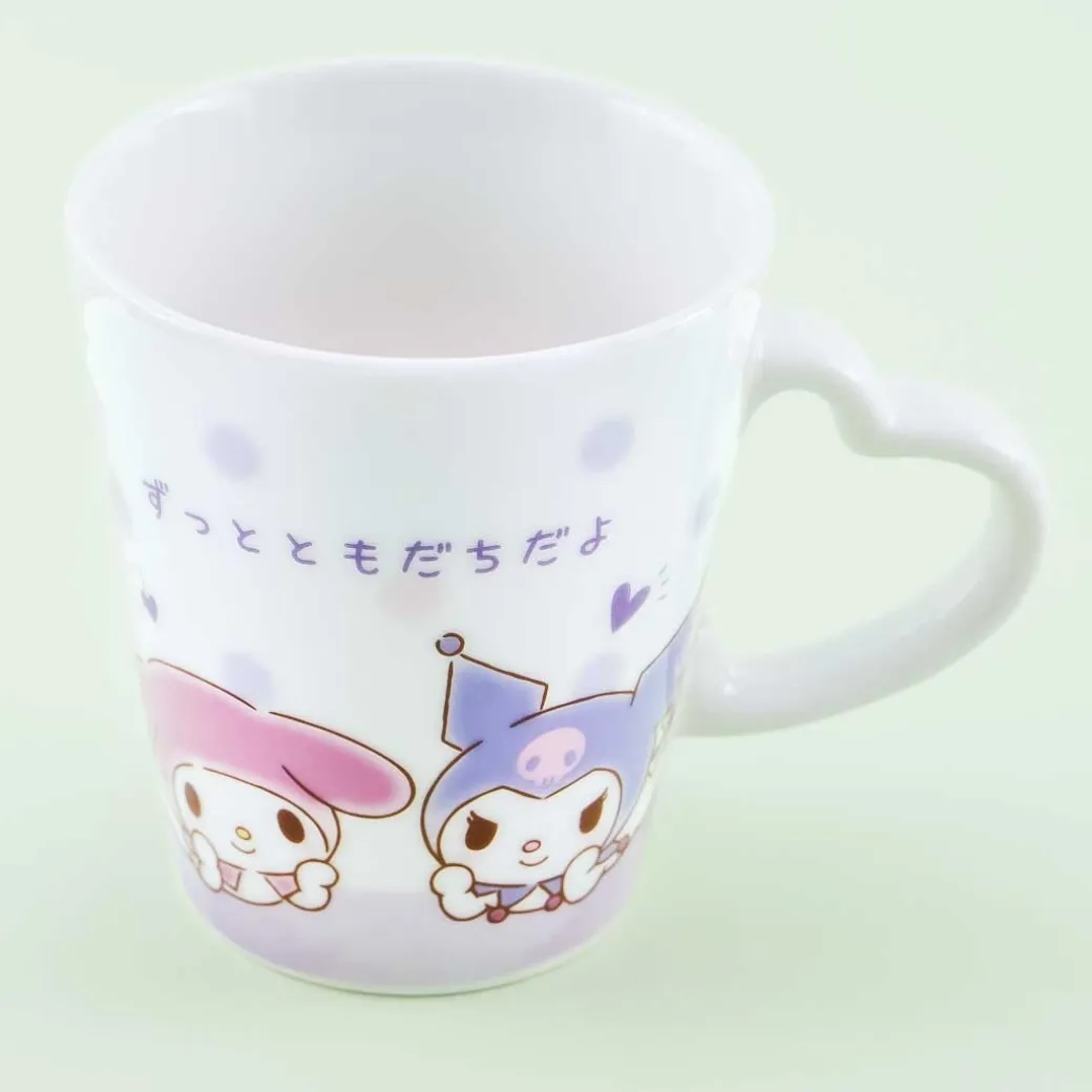 My Melody & Kuromi Heart Mug