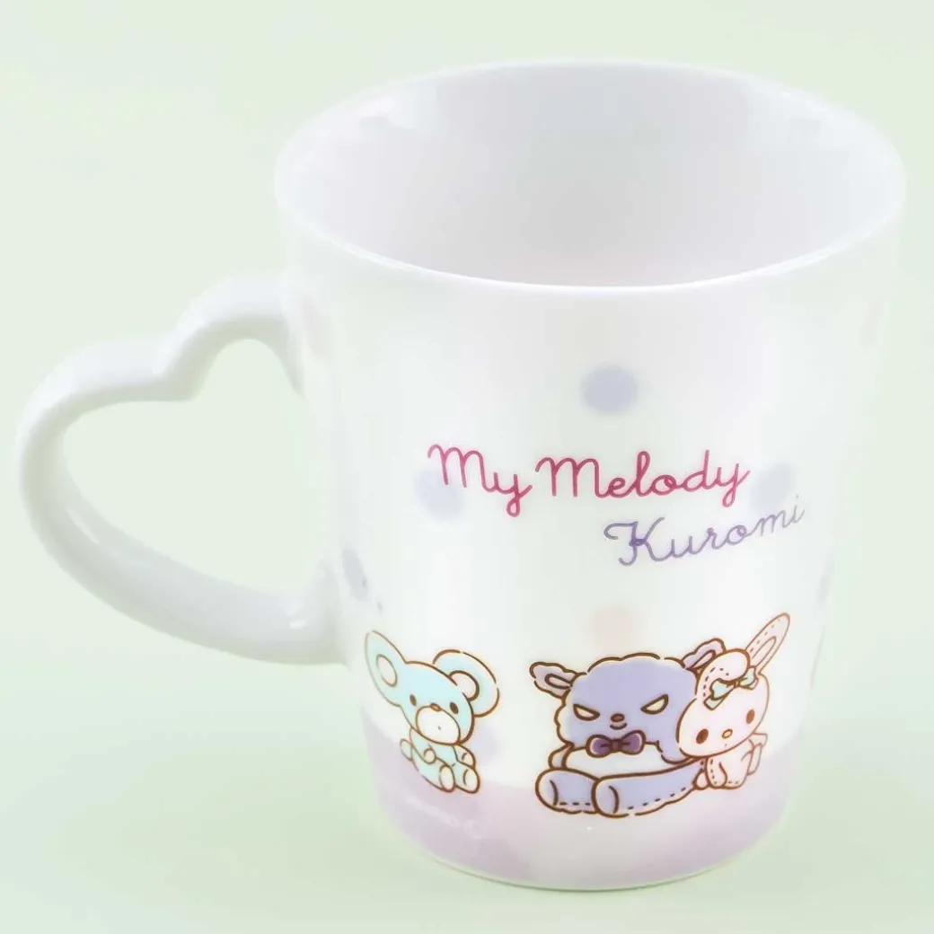 My Melody & Kuromi Heart Mug