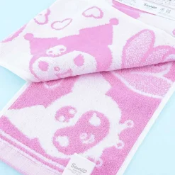My Melody & Kuromi Hearts Long Bath Towel