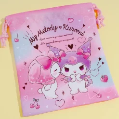 My Melody & Kuromi Love Drawstring Bag Set