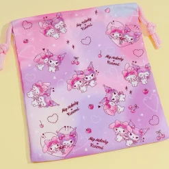 My Melody & Kuromi Love Drawstring Bag Set