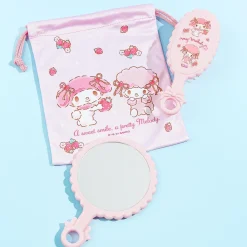 My Melody & My Sweet Piano Strawberry Mirror & Hairbrush Set