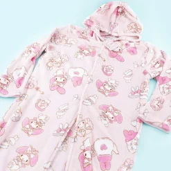 My Melody & My Sweet Piano Tea Time Hoodie Robe
