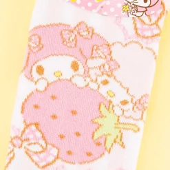My Melody & My Sweet Piano Strawberry Socks