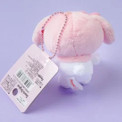 My Melody & My Sweet Piano Plush Charm With Acrylic Badge