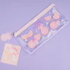 My Melody & Orange Flat Clear Pen Case