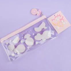 My Melody & Orange Flat Clear Pen Case
