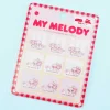 My Melody & Sweet Piano 2-Way Iron-On Patch Set
