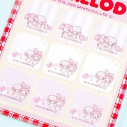My Melody & Sweet Piano 2-Way Iron-On Patch Set