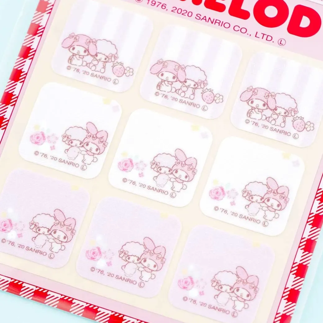 My Melody & Sweet Piano 2-Way Iron-On Patch Set