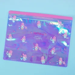My Melody Aurora Holographic Zip Bag Set - 5 Pcs