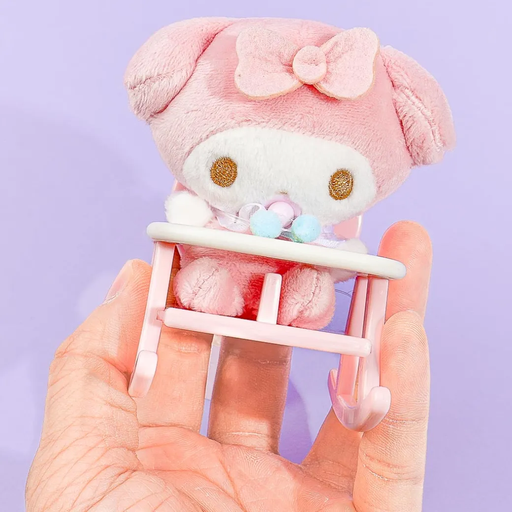 My Melody Baby Plushie Charm With Rocking Chair