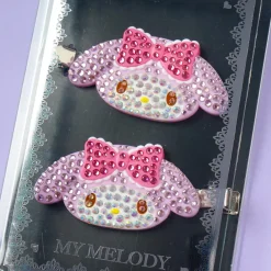 My Melody Bejeweled Hair Clip Set - 2 pcs