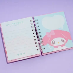 My Melody Bunny Die-Cut Mini Spiral Notebook