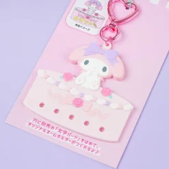 My Melody Cake Heart Ring Custom Keychain