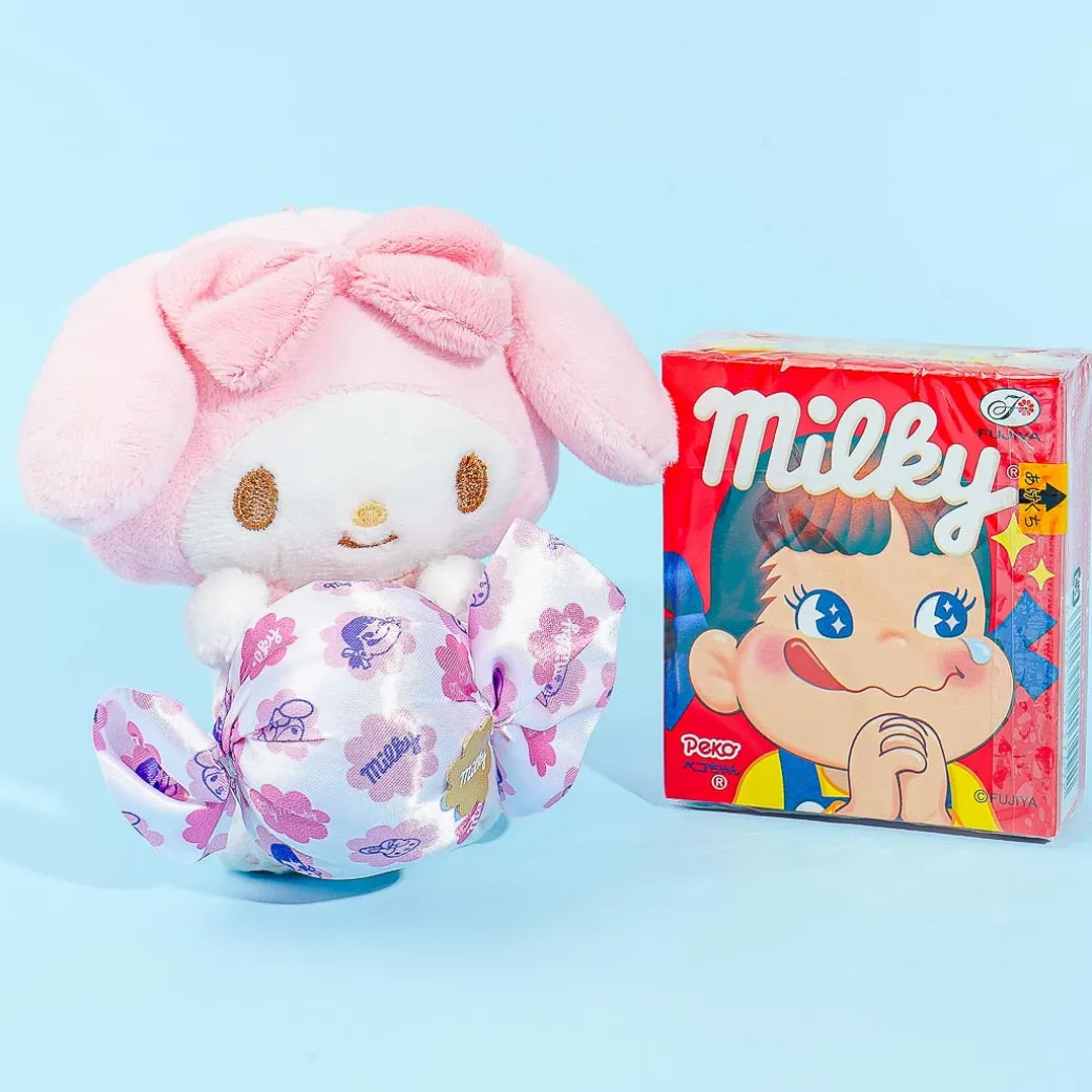 My Melody Candy Plush Charm & Milky Candy Set