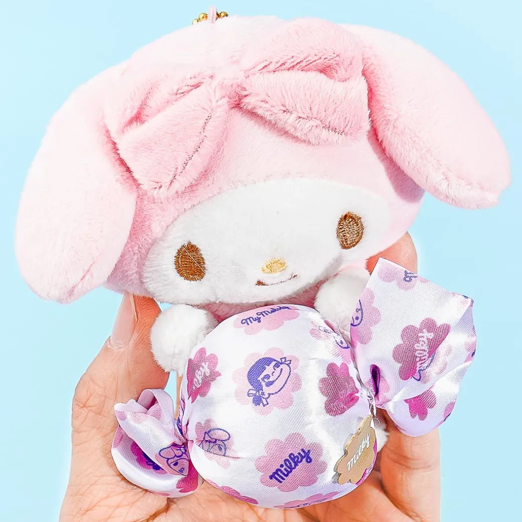 My Melody Candy Plush Charm & Milky Candy Set