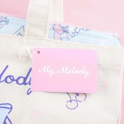 My Melody Canvas Tote Bag With Insulated Pouch