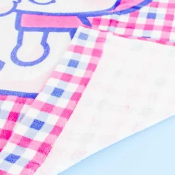My Melody Checkered Bath Towel