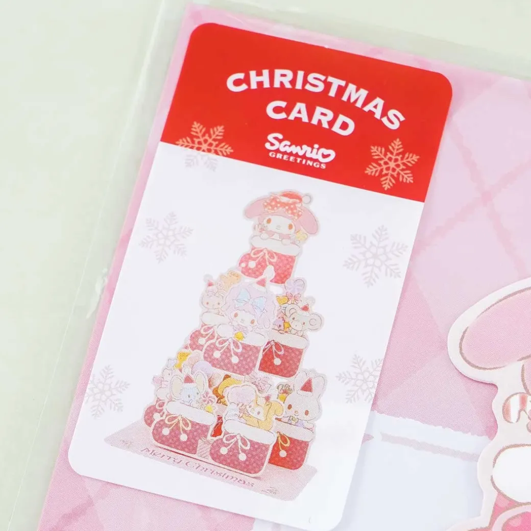 My Melody Christmas Tree Card