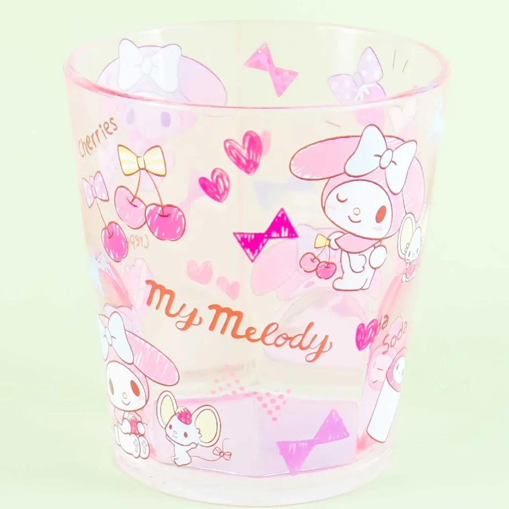 My Melody Color Doodle Clear Cup