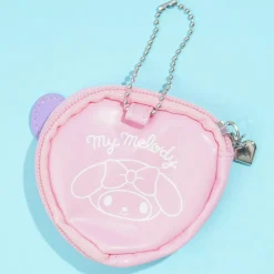 My Melody Colorful Heart Mini Pouch & Badge Set