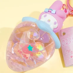 My Melody Colorful Strawberry Dome Charm