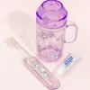 My Melody Diamond Travel Toothbrush Set