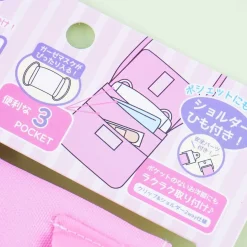 My Melody Die-Cut Multi-Pocket Sling Bag