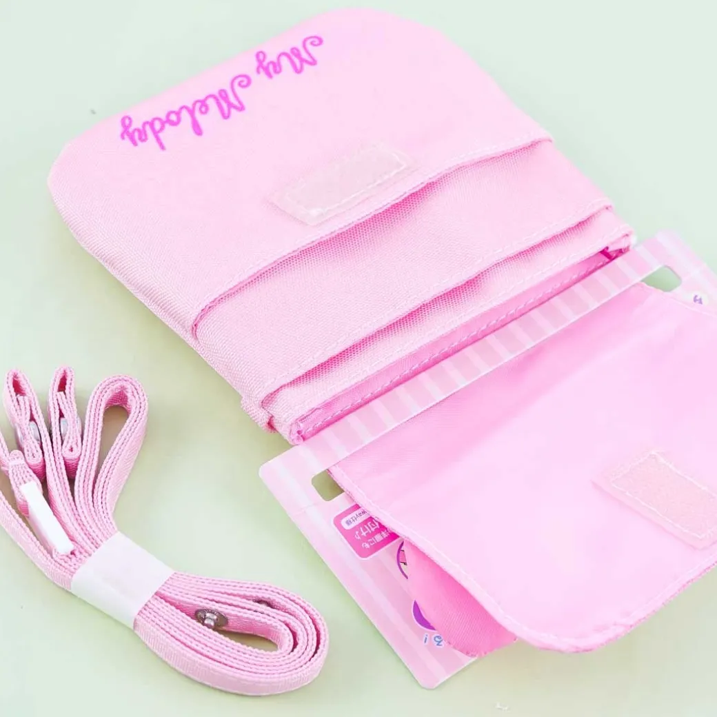My Melody Die-Cut Multi-Pocket Sling Bag