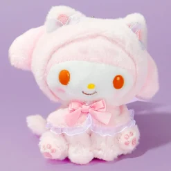 My Melody Dressed-Up Cat Plushie Charm