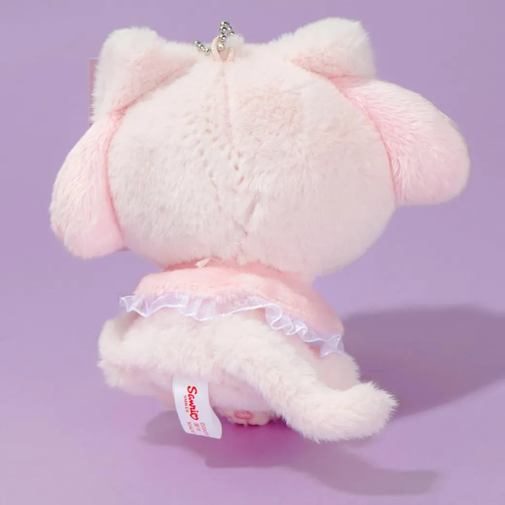 My Melody Dressed-Up Cat Plushie Charm