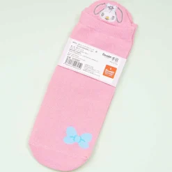 My Melody Embroidered Heel Socks