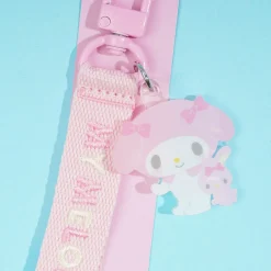 My Melody Embroidered Tag Key Holder