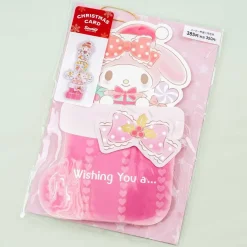 My Melody Expandable Christmas Stocking Card