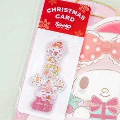 My Melody Expandable Christmas Stocking Card