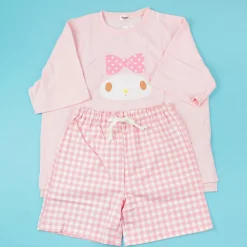 My Melody Face Checkered Pajama Set