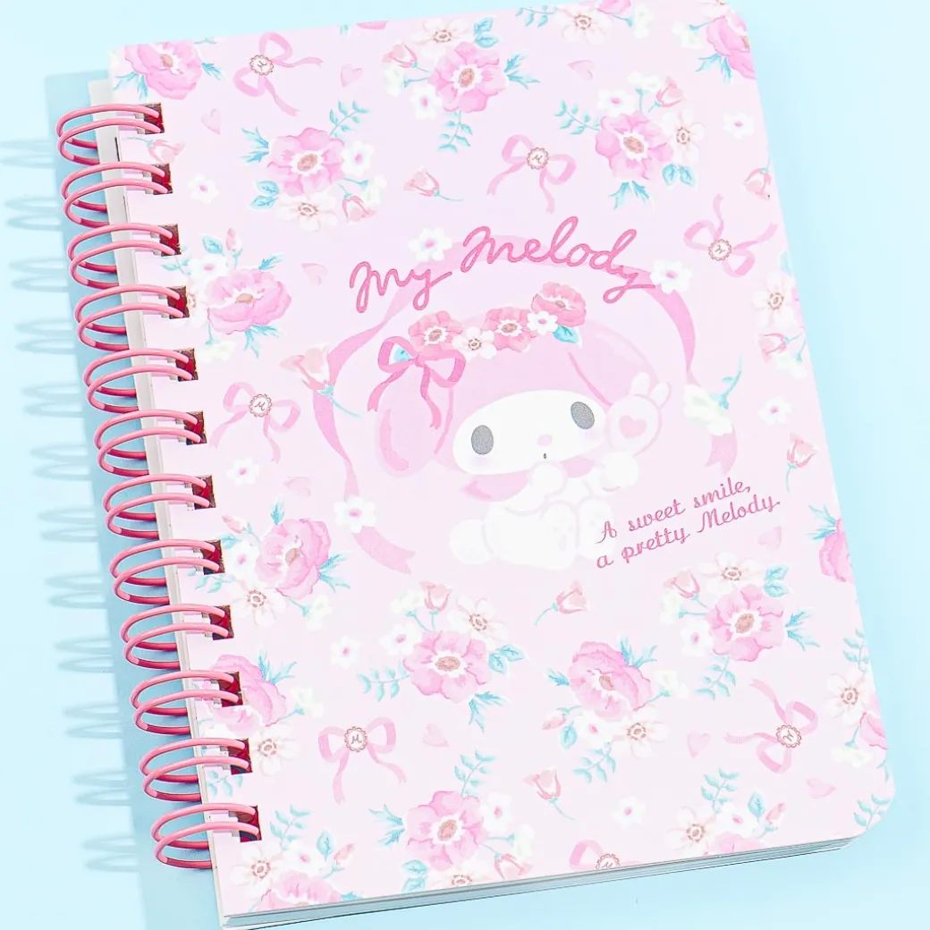 My Melody Flower Garden B7 Spiral Notebook