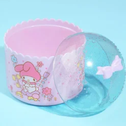 My Melody Flower Garden Dome Cotton Swab Case